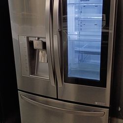 Grey French door cooling and freezing with warranty