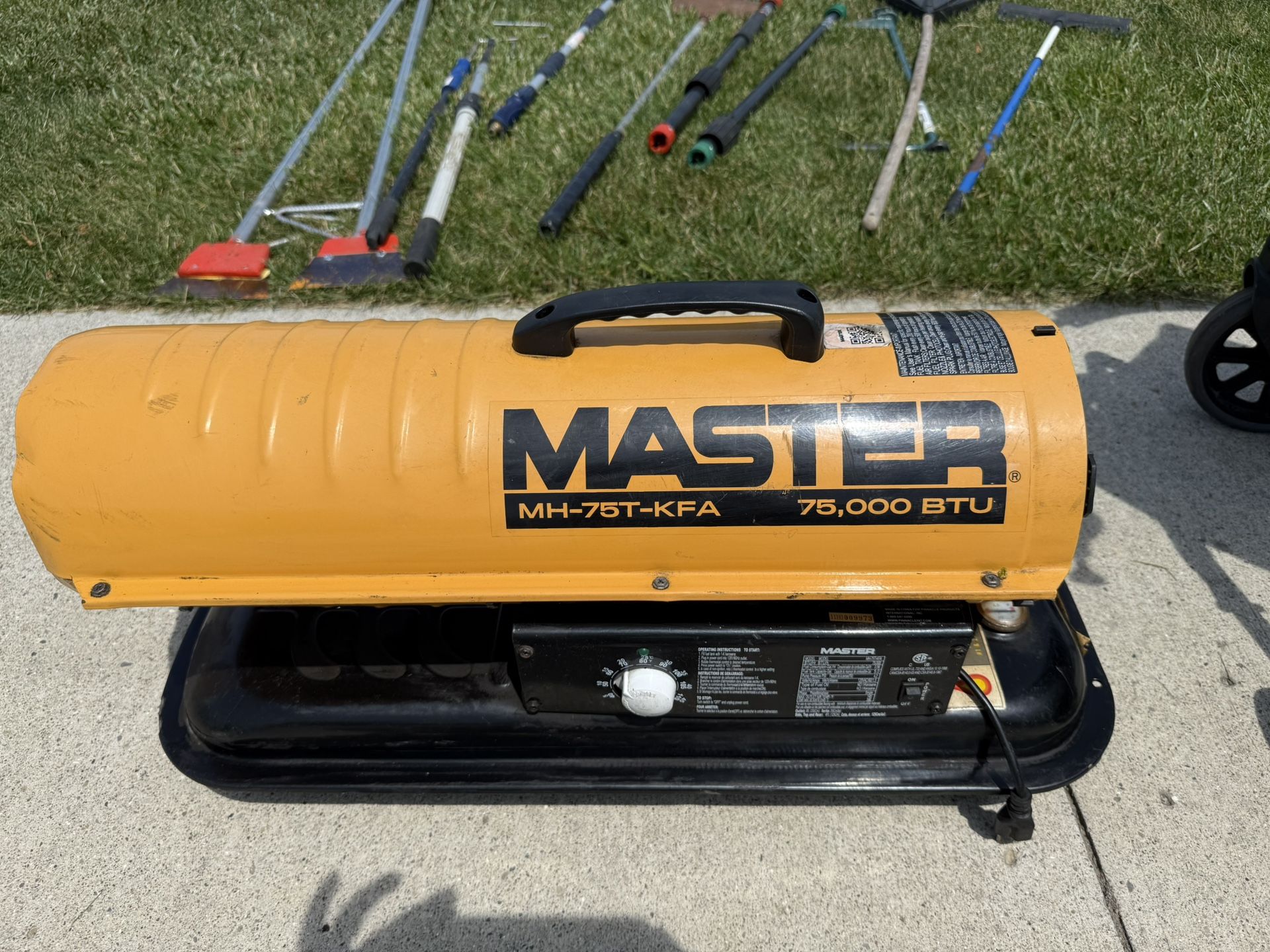 Master MH-75T-KFA Torpedo Heater