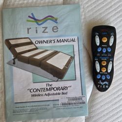 2 Adjustable Bed With Massage & Lights