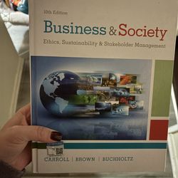 Textbook Business And Society 10th Edition 