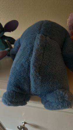 Blue Stuffed Animal Plush Toy including breathing one