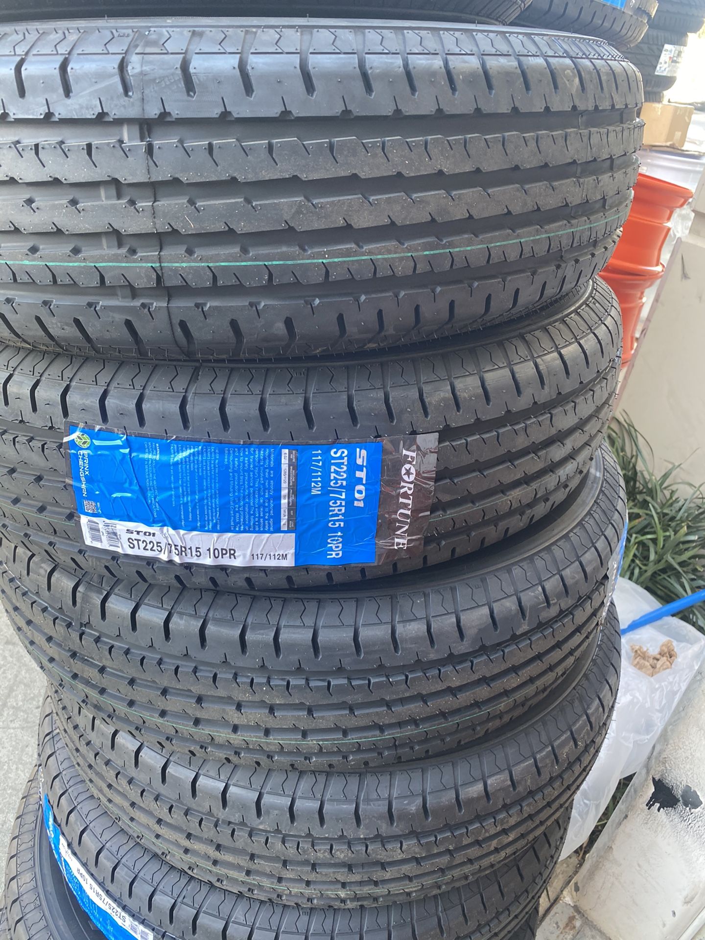 4x ST Trailer Tires 235x80-16 $300 4 Tires Only