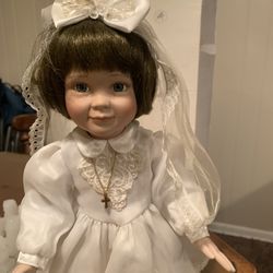 Ashton Drake First Communion Porcelain Doll