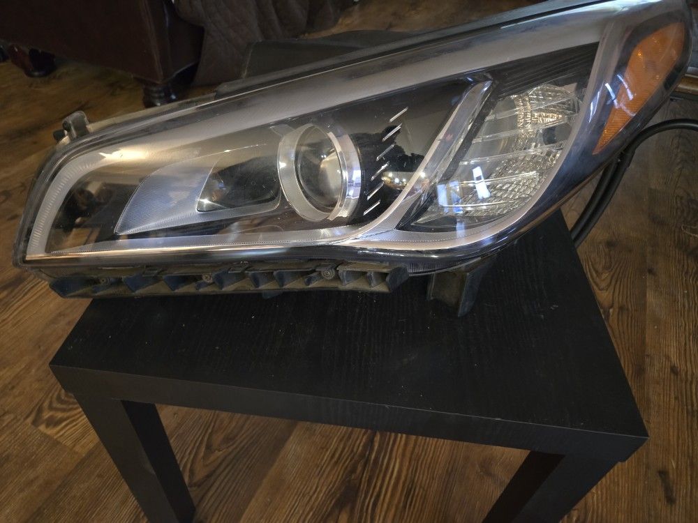 LF HEADLIGHT HID FITS 2015-2017 HYUNDAI SONATA