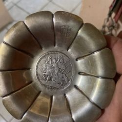 Plato De Plata Con Moneda Caballito 