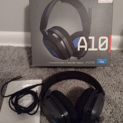 Astro A10 PS4 Corded Headset