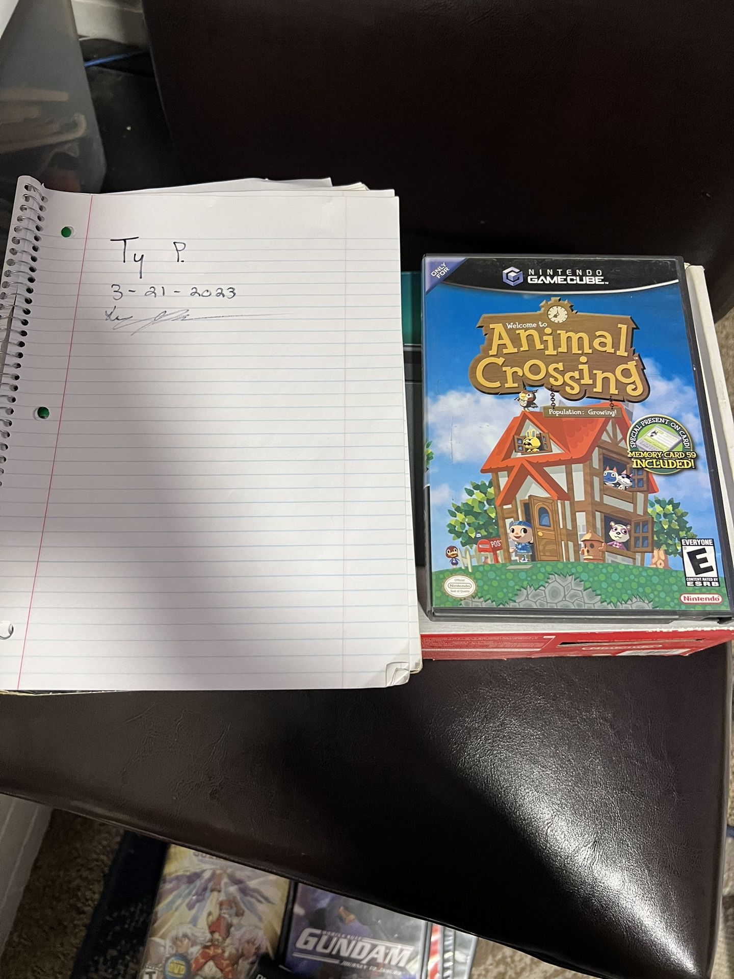 GameCube Games Animal Crossing Smash bros  