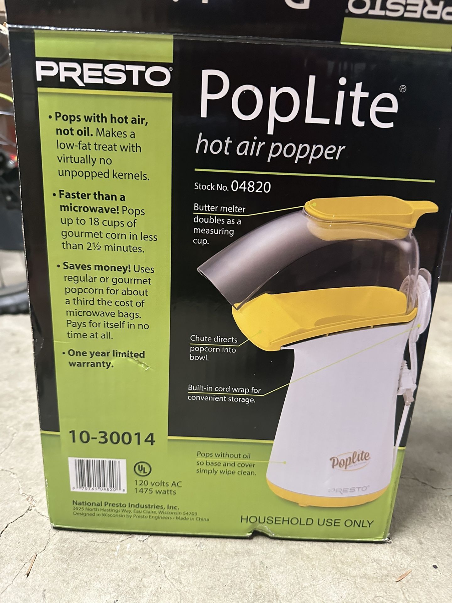 Polite Popcorn Maker