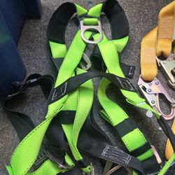 🦺 Safety harness.      Arnés de seguridad.
