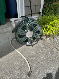 FREE garden hose and mounting reel