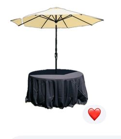 9’ market umbrella with Free bonus base