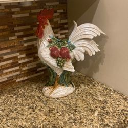 Beautiful Large Ceramic Rooster