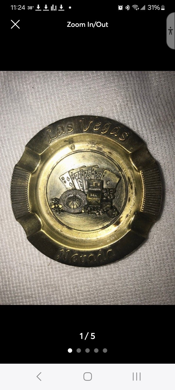 Mint Vintage Las Vegas Casino Ashtray