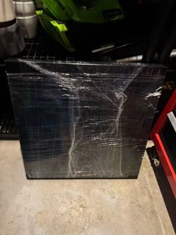 IKEA black square table x 2