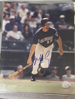 Signed Mark Grace Photo