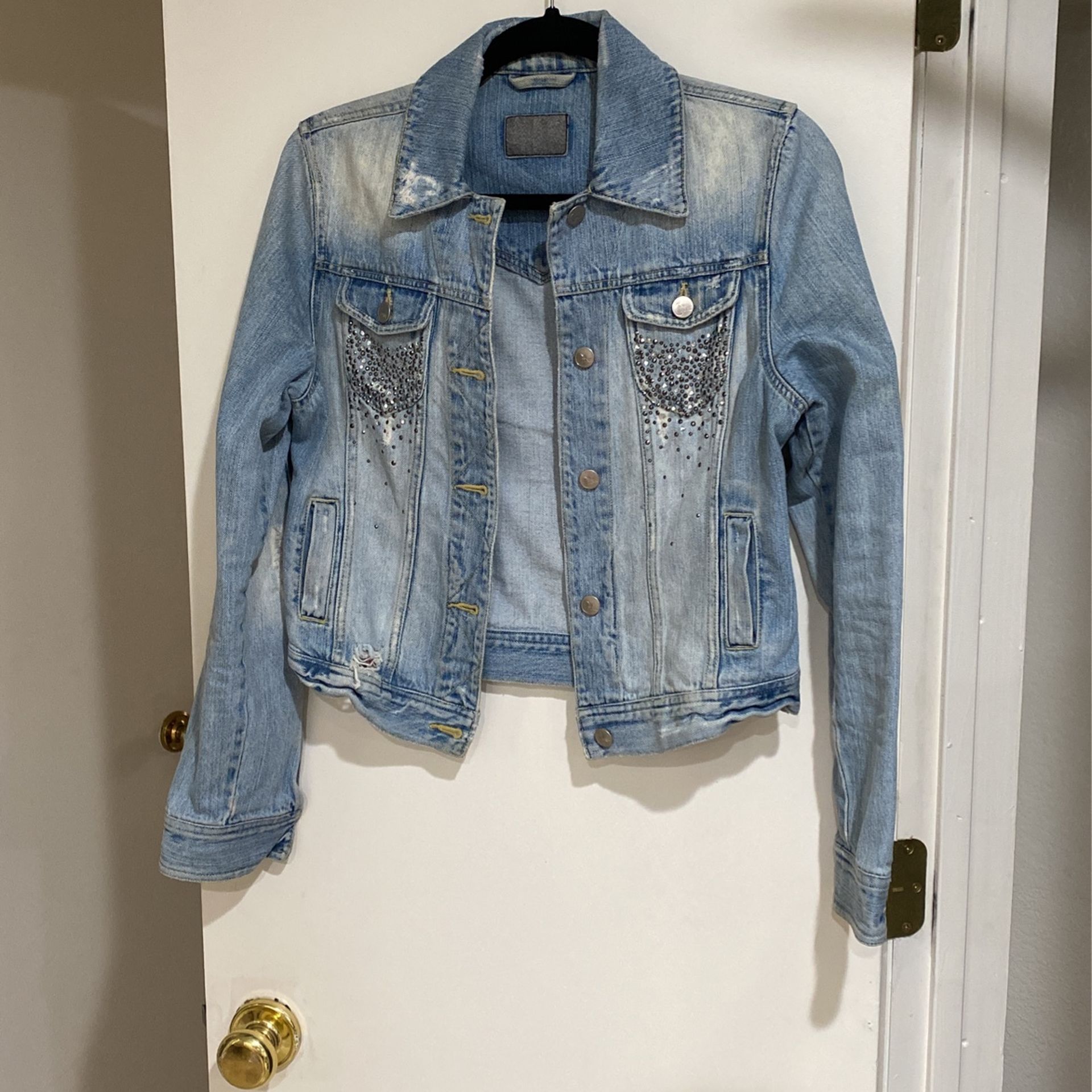 Celebrity Pink Denim Jean Jacket 
