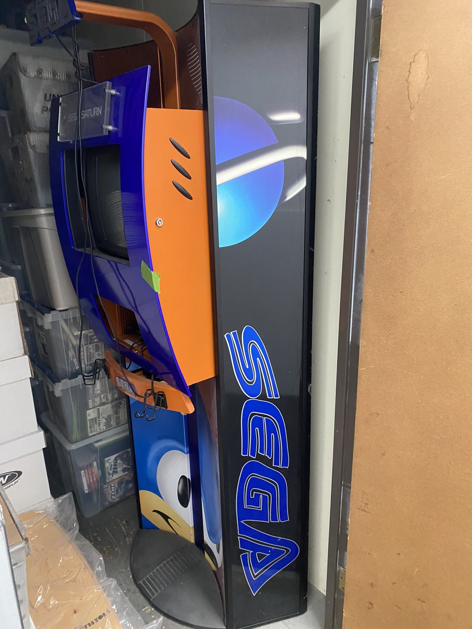 Official SEGA Saturn Sonic Kiosk Demo Unit 1994!