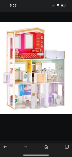 Doll House- Wooden- 3 Stroy