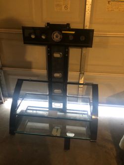 Tv glass stand