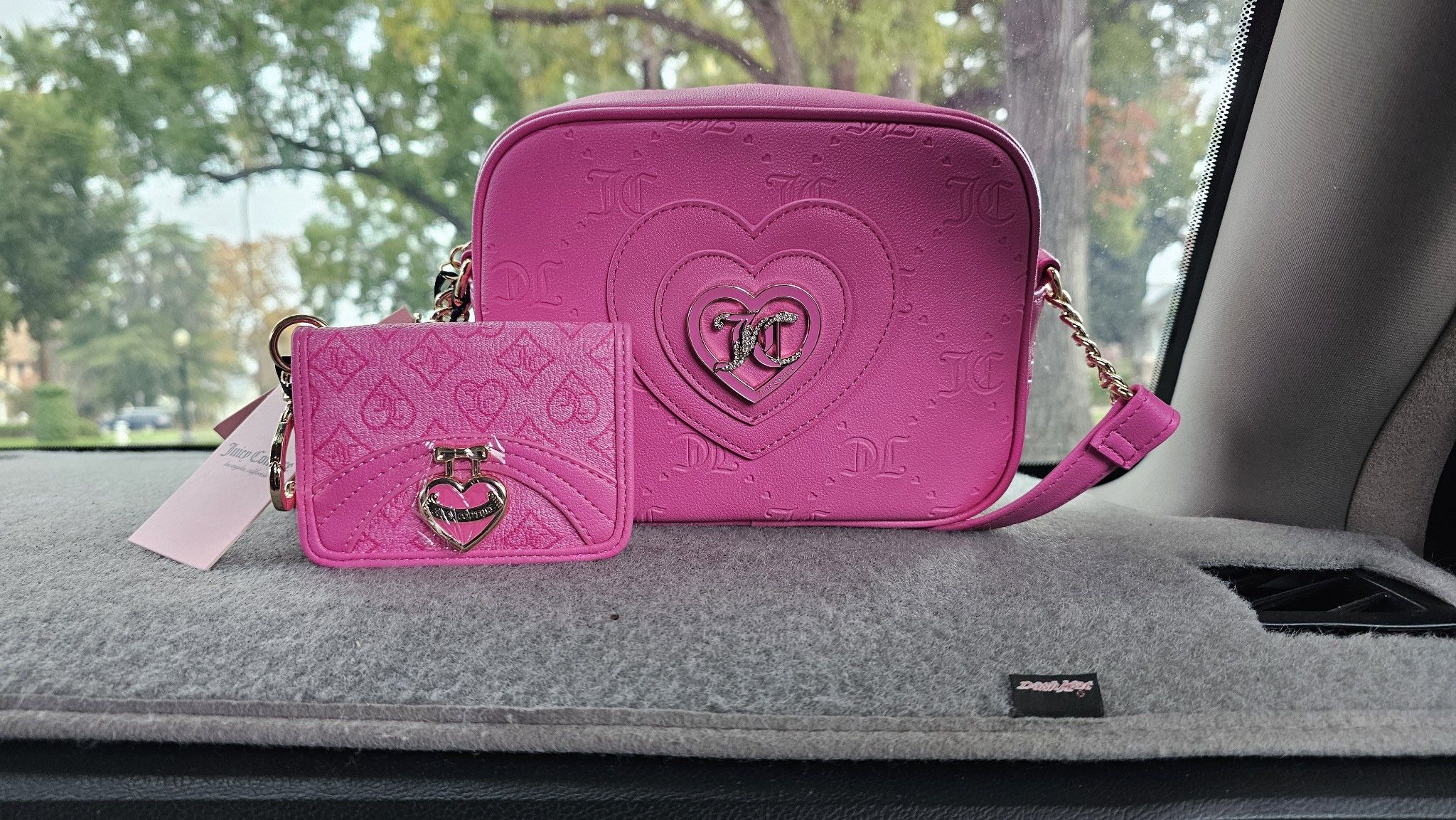 Pink Wallet And Purse Juicy Couture