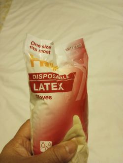 HDX Disposable Latex Gloves