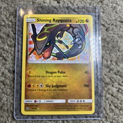 Shinning Rayquaza Pokémon card NM