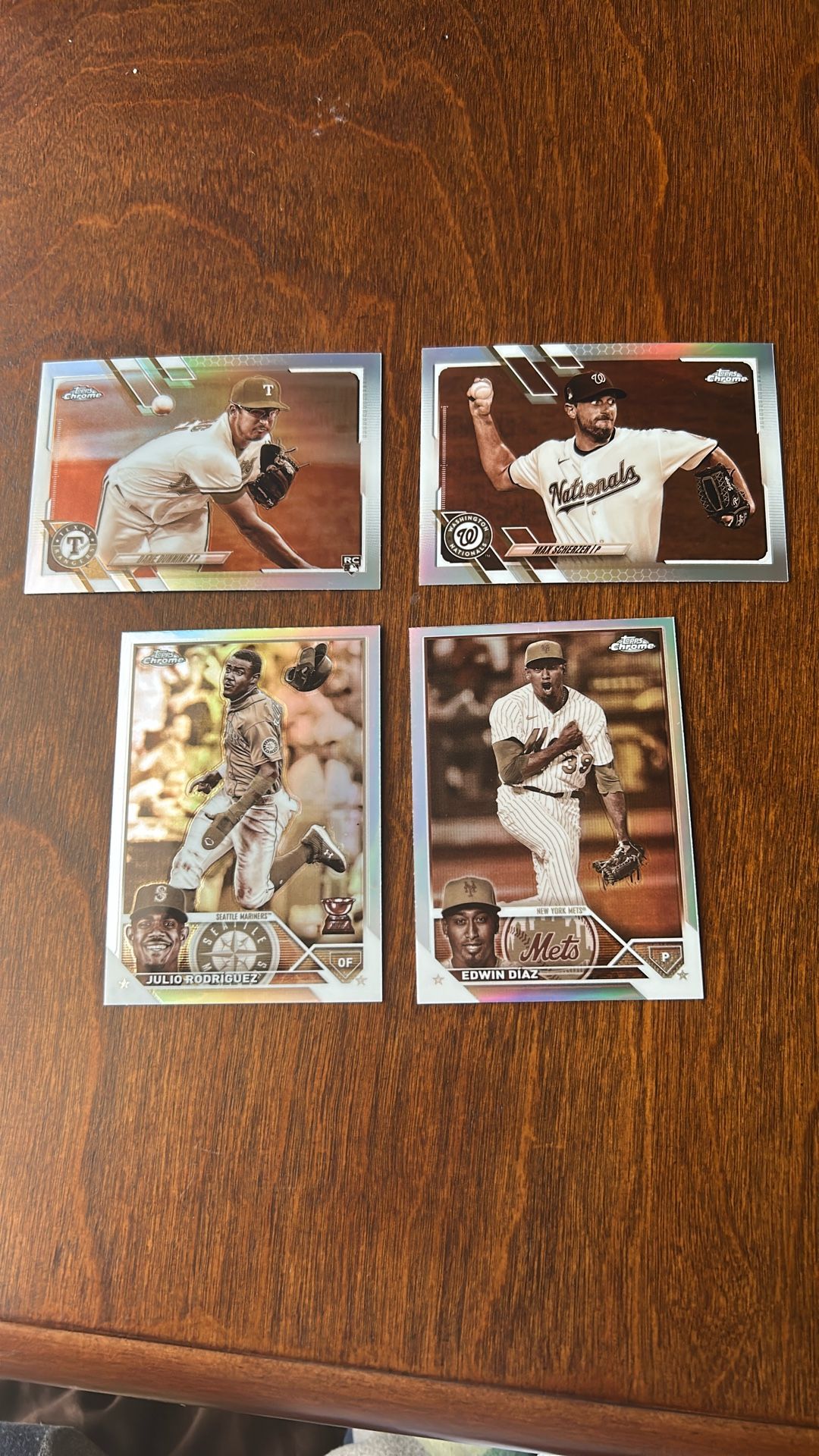 Topps Chrome Baseball Cards