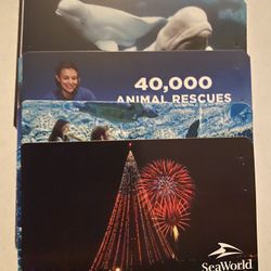 SEA WORLD 🌎 🦈🦭🐳🐋🦀 (4) TICKETS 🎟️ 🎟️🎟️🎟️ $200 PRICE FIRM