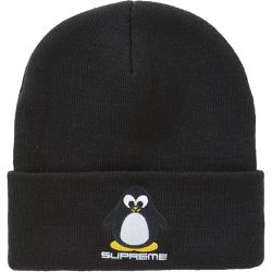 Supreme Penguin Beanie Black
