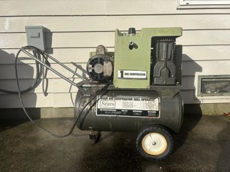 Vintage Sears Air Compressor – Runs Great – 12 Gallon, 2-Cylinder (Model 106.175541)