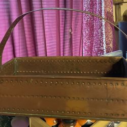 Bronze Metal Basket 