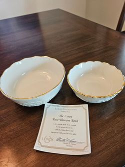 Lenox Rose Blossom Bowl Set