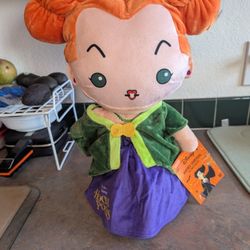Disney Hocus Pocus plush about 18 in tall