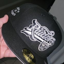Raiders Hat Size 7 5/8