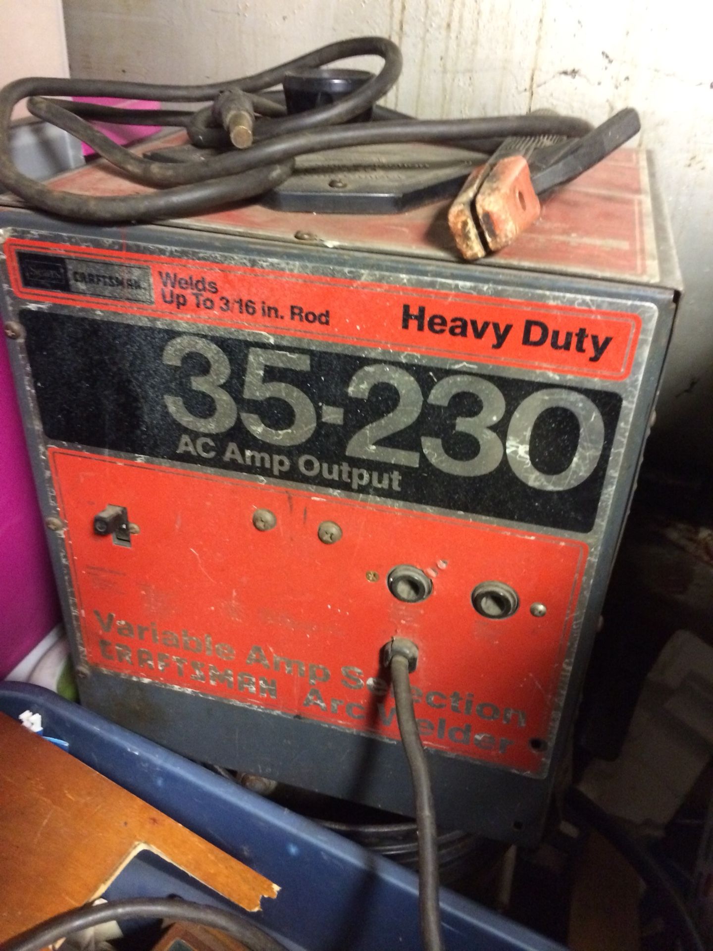 Craftsman arc welder. Been stored in basement for years. Don’t have any use for it anymore 150.00 dollars firm