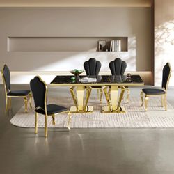 Brand new elegant Italian style dining set