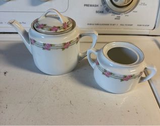 Small Tea Pot and Sugar Bowl