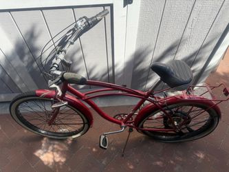 Two medium beach bikes