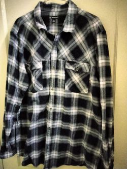 Men's flannel shirt size xl