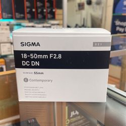 Sigma 18-50mm F2.8 For MFT