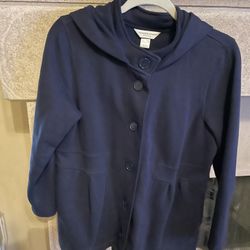 Light Weight Navy Knit Jacket - Size PL