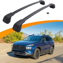 Crossbars for Hyundai Santa Fe 2019-2023 Anti-Theft Roof Rack Rail Cross Bars Cargo Carrier