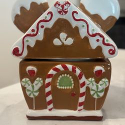 Disney Mickey Gingerbread House Canister