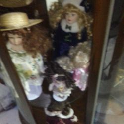 Miniatures And Vintage Doll Lot 60$