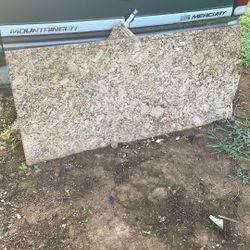 Brown granite top