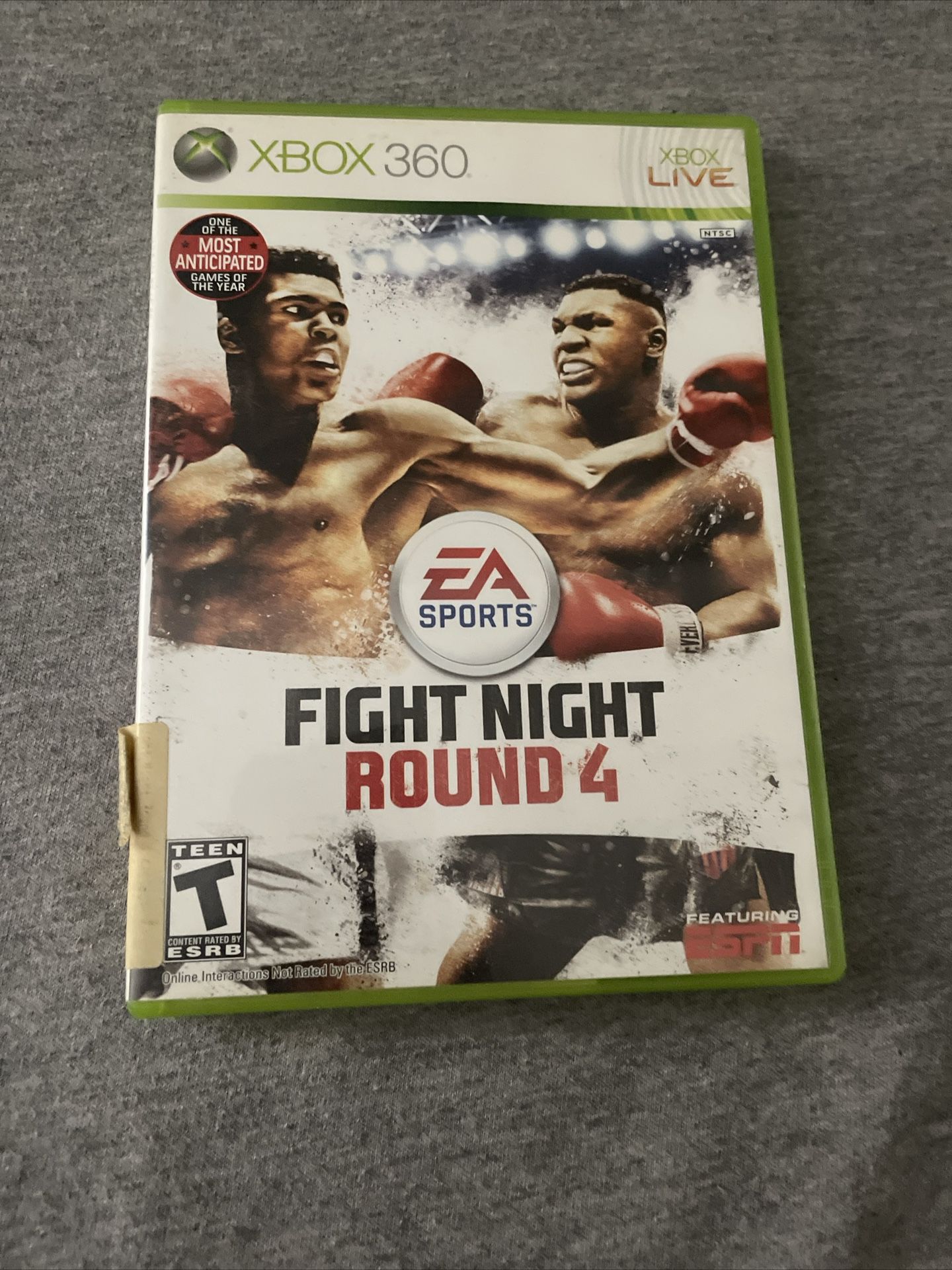 Fight Night Round 4 (Microsoft Xbox 360, 2009) CIB