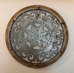 Wall Hanging Boho Metal Mandala