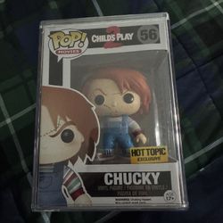 Vaulted  Funko ! Blood Splatter Chucky  Hot Topic Exclusive 