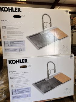 Kohler Provo Kitchen Sink Set 33 in