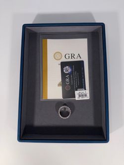 GRA Moissanite S925 Sterling Silver Ring